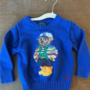 Polo by Ralph Lauren Kids Sweater with Bear Design